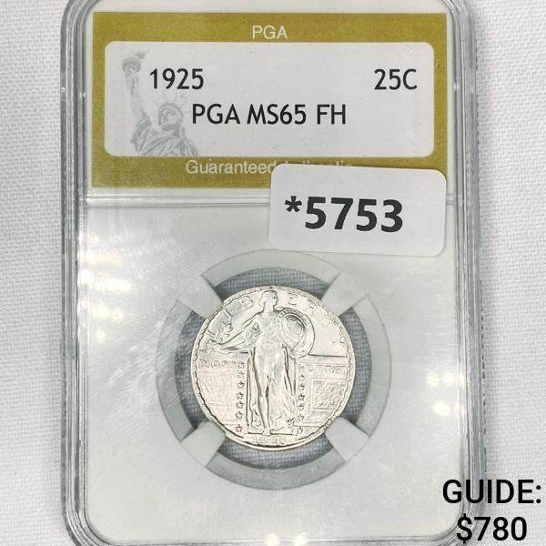 1925 Standing Liberty Quarter PGA-MS65 FH