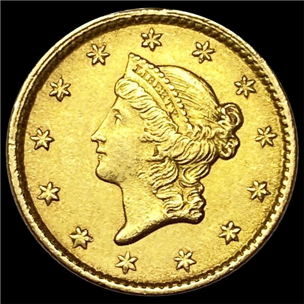 1853 Rare Gold Dollar UNCIRCULATED