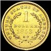 Image 2 : 1853 Rare Gold Dollar UNCIRCULATED