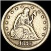 Image 1 : 1875-S Twenty Cent Piece ABOUT UNCIRCULATED