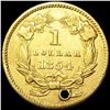 Image 2 : 1854 Rare Gold Dollar CLOSELY UNCIRCULATED