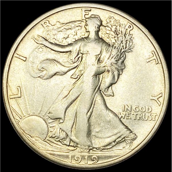 1919-S Walking Liberty Half Dollar LIGHTLY CIRC