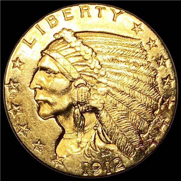 1912 $2.50 Gold Quarter Eagle UNCIRCULATED
