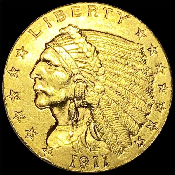 1911 $2.50 Gold Quarter Eagle UNCIRCULATED