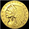 Image 1 : 1911 $2.50 Gold Quarter Eagle UNCIRCULATED