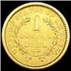 Image 2 : 1851 Rare Gold Dollar NEARLY UNCIRCULATED