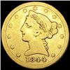 Image 1 : 1844-O $5 Gold Half Eagle NICELY CIRCULATED