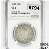 Image 1 : 1809 Capped Bust Half Dollar NGC-VG8