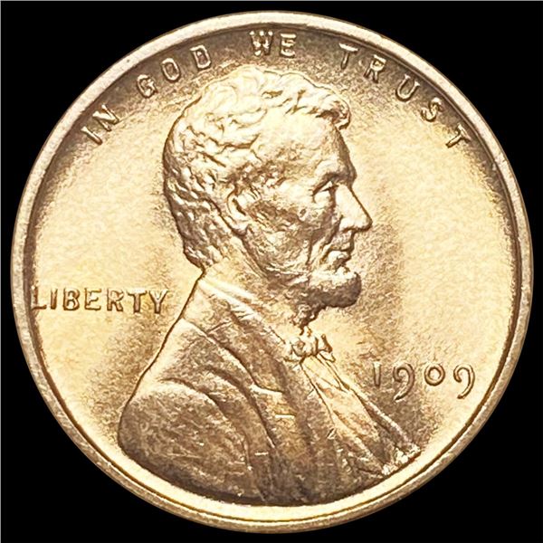1909 VDB RD Wheat Cent UNCIRCULATED