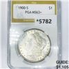 1900-S Morgan Silver Dollar PGA-MS63+
