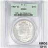 Image 1 : 1901-O Morgan Silver Dollar PCGS-MS64
