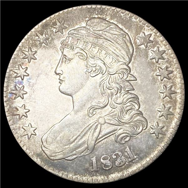 1831 Capped Bust Half Dollar NEARLY UNCIRCULATED