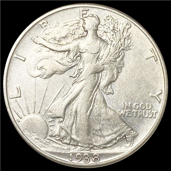 1938-D Walking Liberty Half Dollar UNCIRCULATED