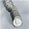 Image 1 : Semi-Key Dates Mercury Silver Dime Roll (29) - BU