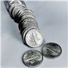 Image 2 : Semi-Key Dates Mercury Silver Dime Roll (29) - BU
