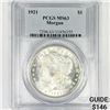 Image 1 : 1921 Morgan Silver Dollar PCGS-MS63