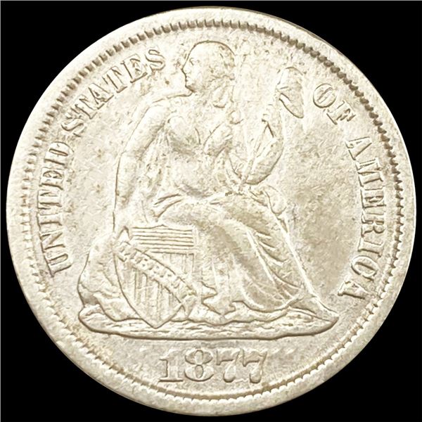 1877-CC Seated Liberty Dime UNCIRCULATED