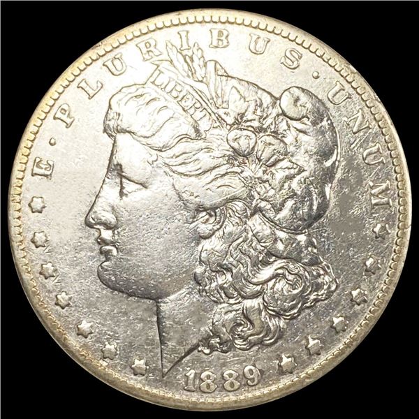 1889-CC Morgan Silver Dollar ABOUT UNCIRCULATED