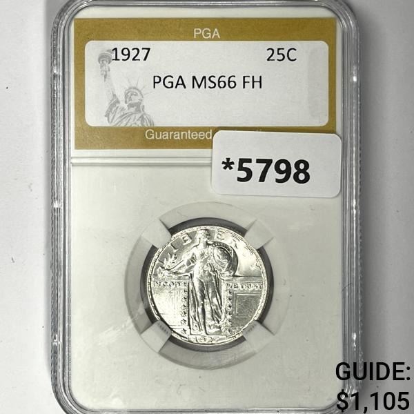 1927 Standing Liberty Quarter PGA-MS66 FH