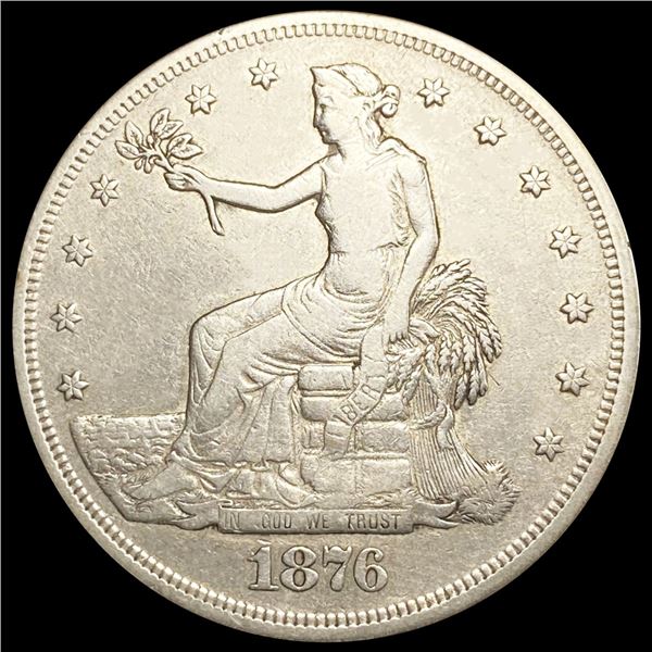 1876 Silver Trade Dollar NICELY CIRCULATED