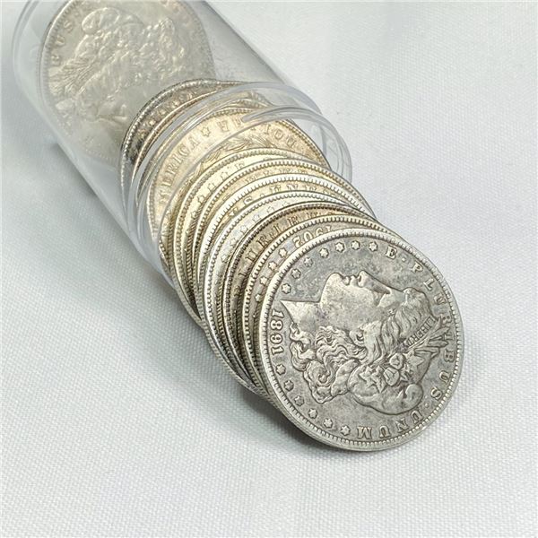 Semi-Key Dates Morgan Silver Dollar Roll (11) -
