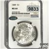 Image 1 : 1889 Morgan Silver Dollar NGC-MS64