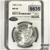 Image 1 : 1882-S Morgan Silver Dollar NGC-MS64