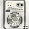 Image 1 : 1886 Morgan Silver Dollar NGC-MS64