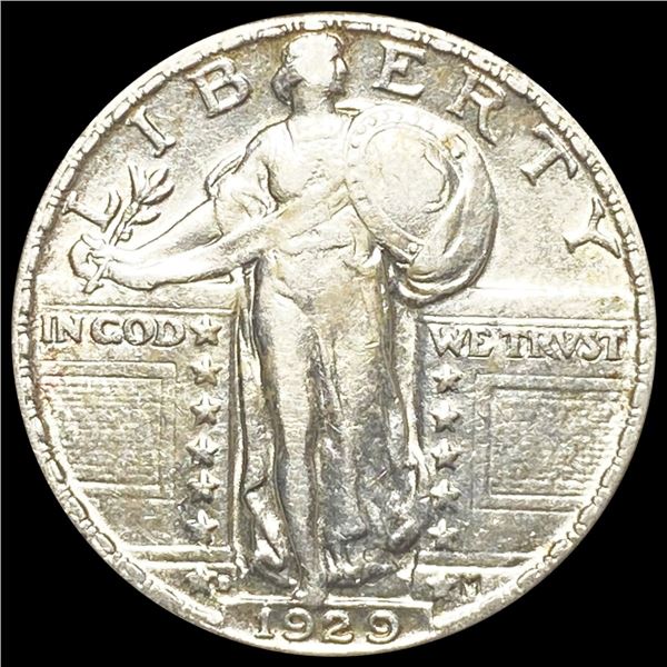 1929-D Standing Liberty Quarter NEARLY UNC