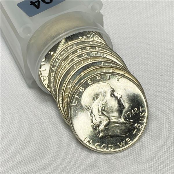 1948 Franklin Half Dollar Roll (20) -