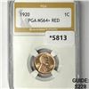 Image 1 : 1920 Wheat Cent PGA-MS64+ RED