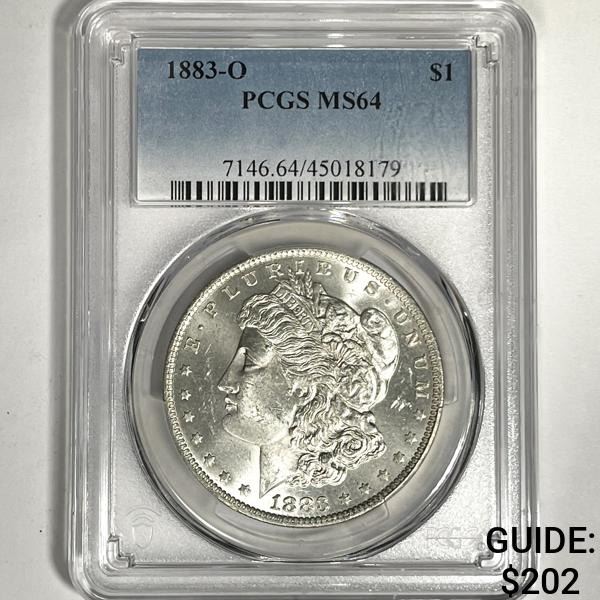 1883-O Morgan Silver Dollar PCGS-MS64