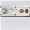 Image 2 : 1939 Proof Set (5) Coins with display