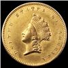 Image 1 : 1854 Rare Gold Dollar UNCIRCULATED