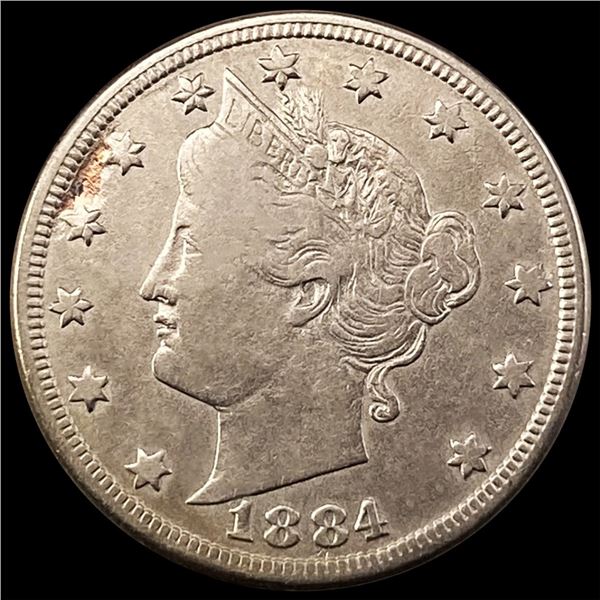 1884 Liberty Victory Nickel NEARLY UNCIRCULATED