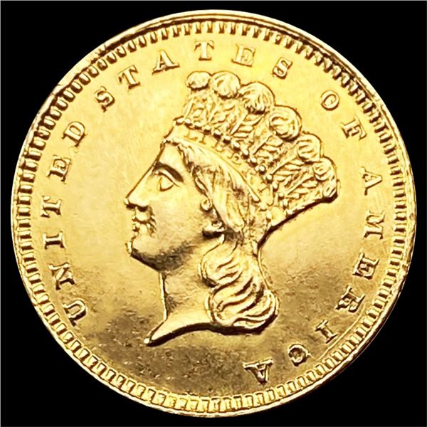 1861 Rare Gold Dollar UNCIRCULATED