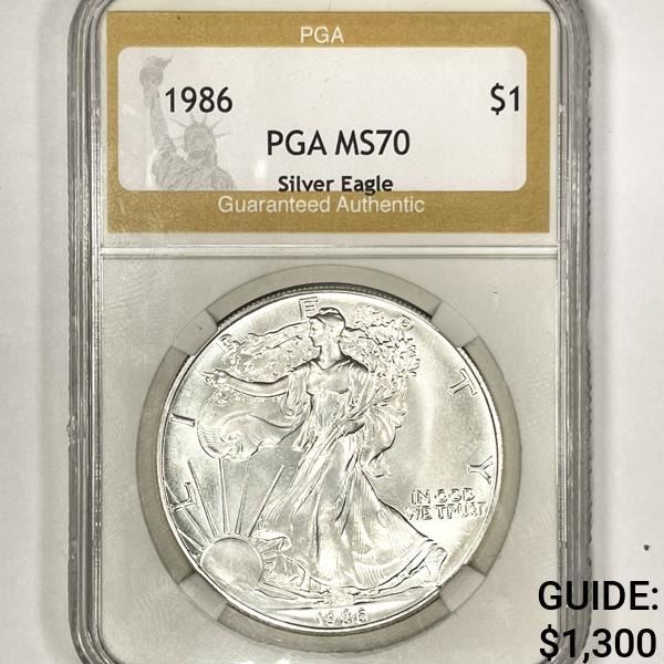 1986 Silver Eagle PGA-MS70