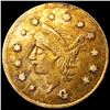 Image 1 : 1867 Round California Gold Quarter UNCIRCULATED