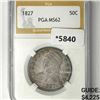Image 1 : 1827 Capped Bust Half Dollar PGA-MS62