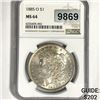 Image 1 : 1885-O Morgan Silver Dollar NGC-MS64