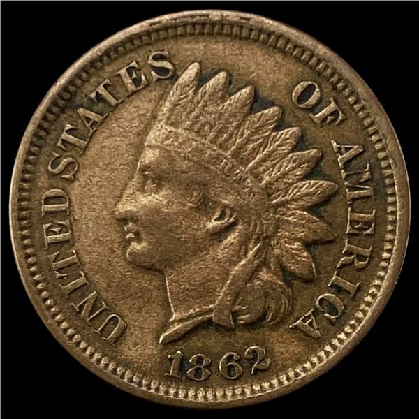 1862 Indian Head Cent CLOSELY UNCIRCULATED