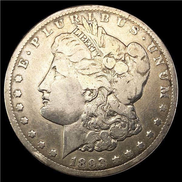 1893-CC Morgan Silver Dollar NICELY CIRCULATED