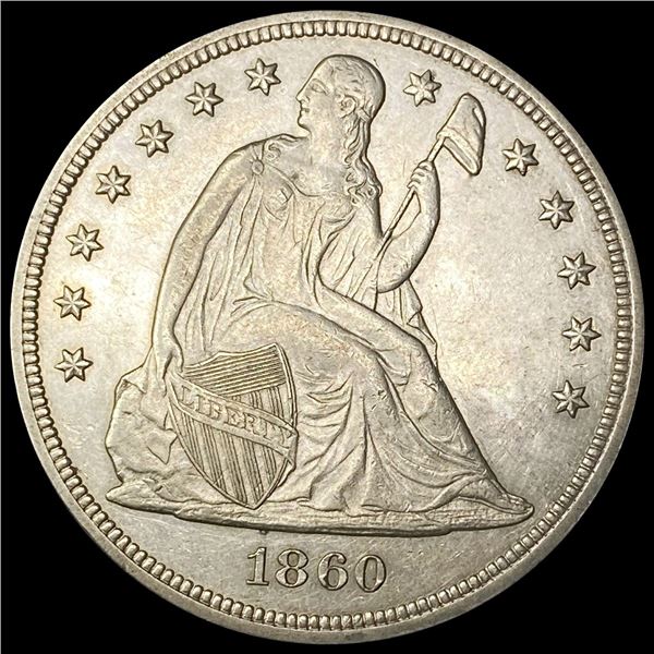 1860 Seated Liberty Dollar - HIGH GRADE