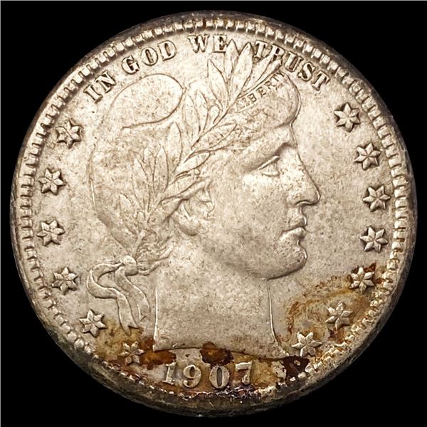 1907-O Barber Quarter CLOSELY UNCIRCULATED