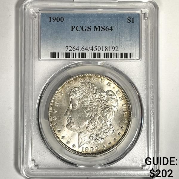 1900 Morgan Silver Dollar PCGS-MS64