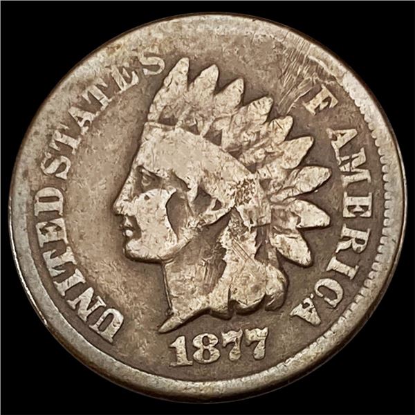 1877 Indian Head Cent NICELY CIRCULATED