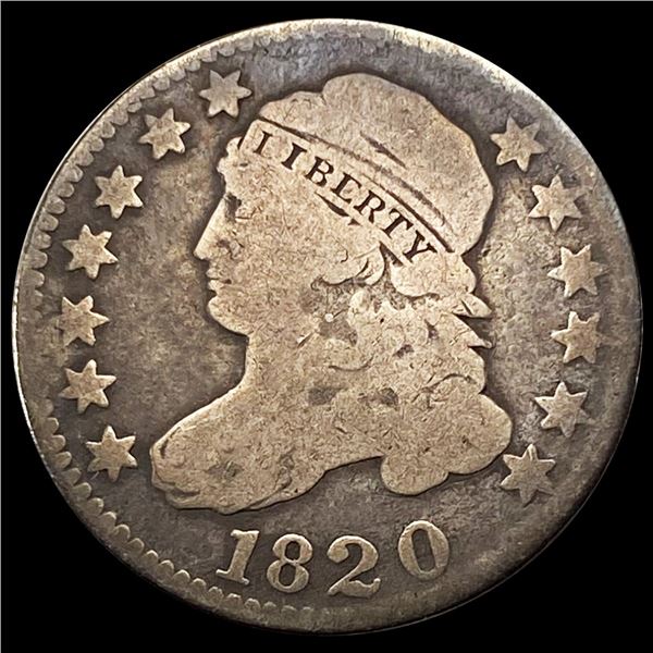 1820 Capped Bust Dime NICELY CIRCULATED