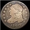 Image 1 : 1820 Capped Bust Dime NICELY CIRCULATED