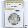 Image 1 : 1835 Capped Bust Half Dollar PGA-MS60