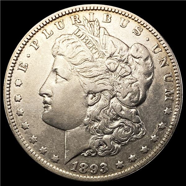 1893 Morgan Silver Dollar CLOSELY UNCIRCULATED